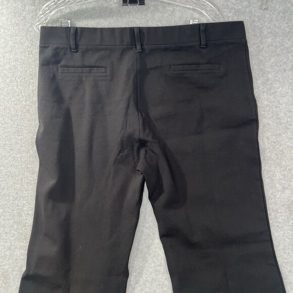 Betabrand Classic Dress Yoga Pants 2XL Long 33 inseam Ponte Knit Black Boot-Cut - Picture 11 of 11